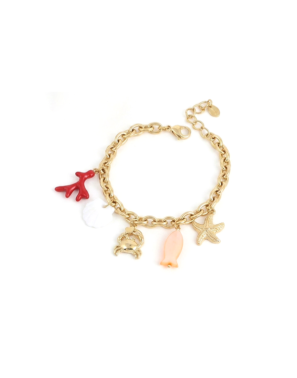Bracelet doré Corail
