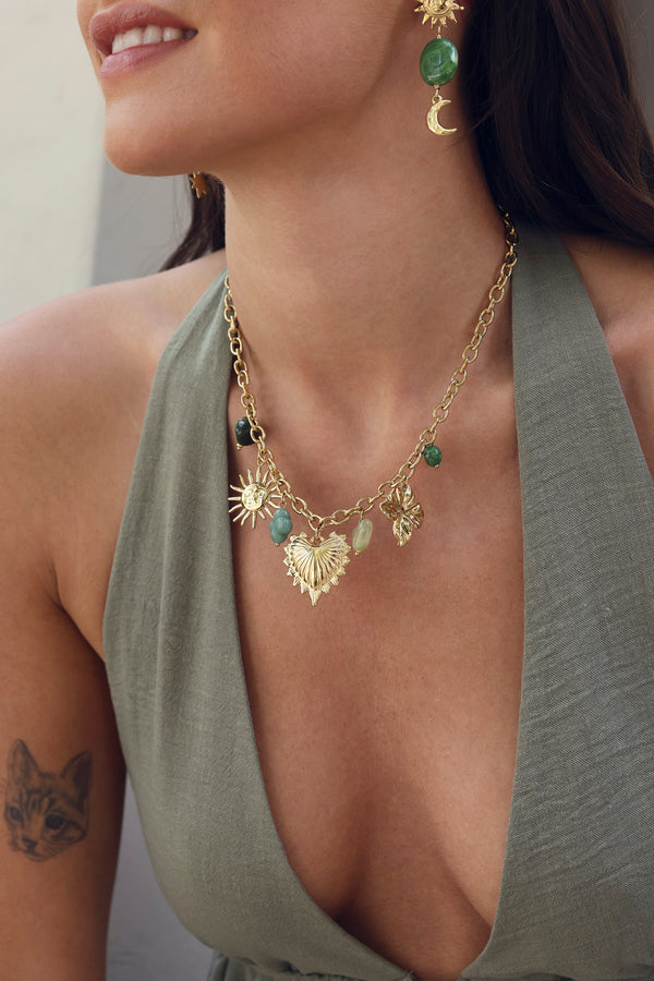 Collier doré Luciana