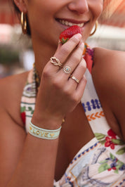 Bague dorée Louison