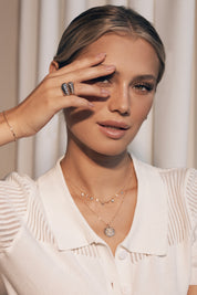 Bague dorée Fanny