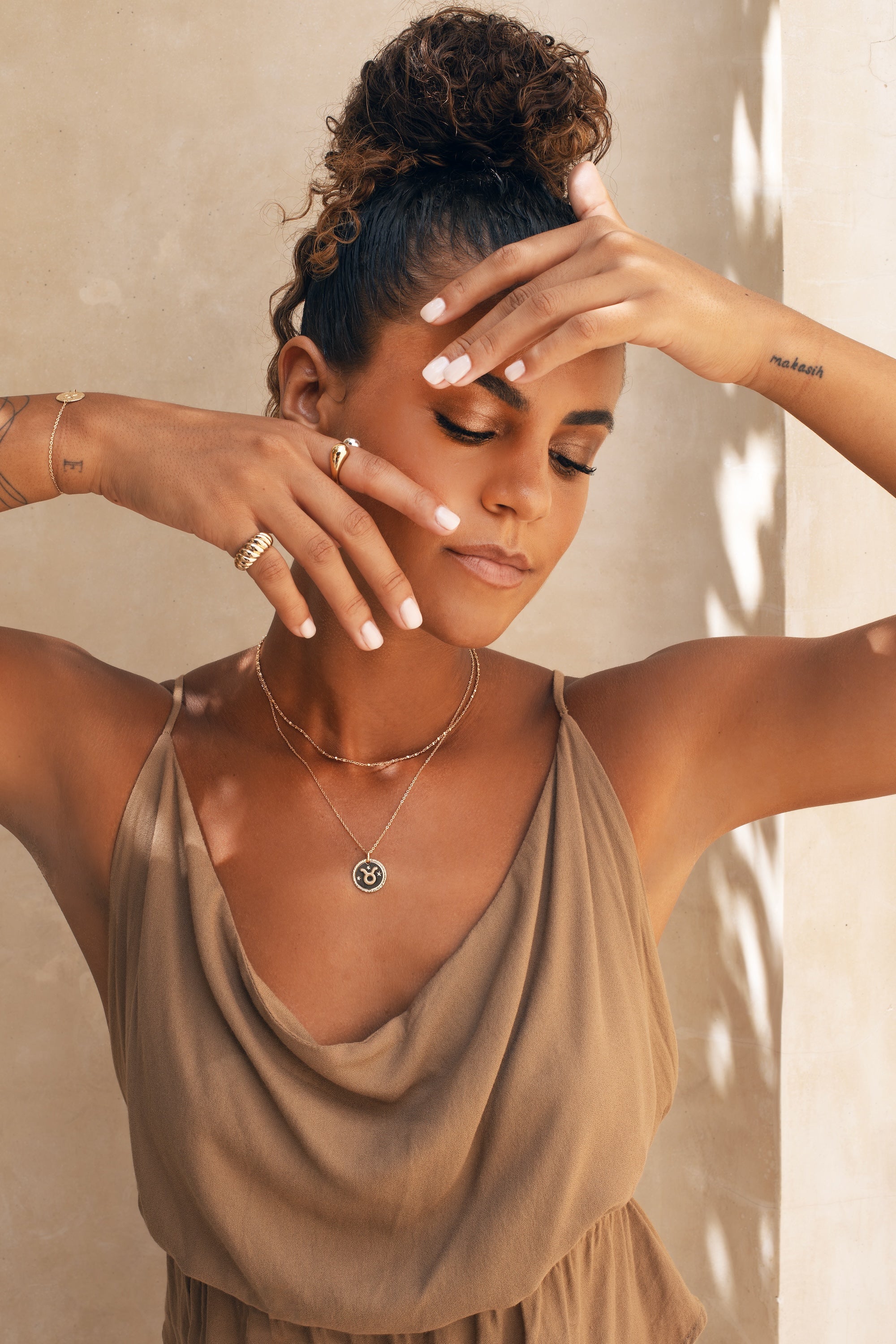 Bague dorée Fanny