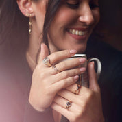 Bague dorée ADDISSON - Bijou porté