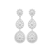 Boucles LOUANA Argent 925 - Bijou photographié sur fond blanc