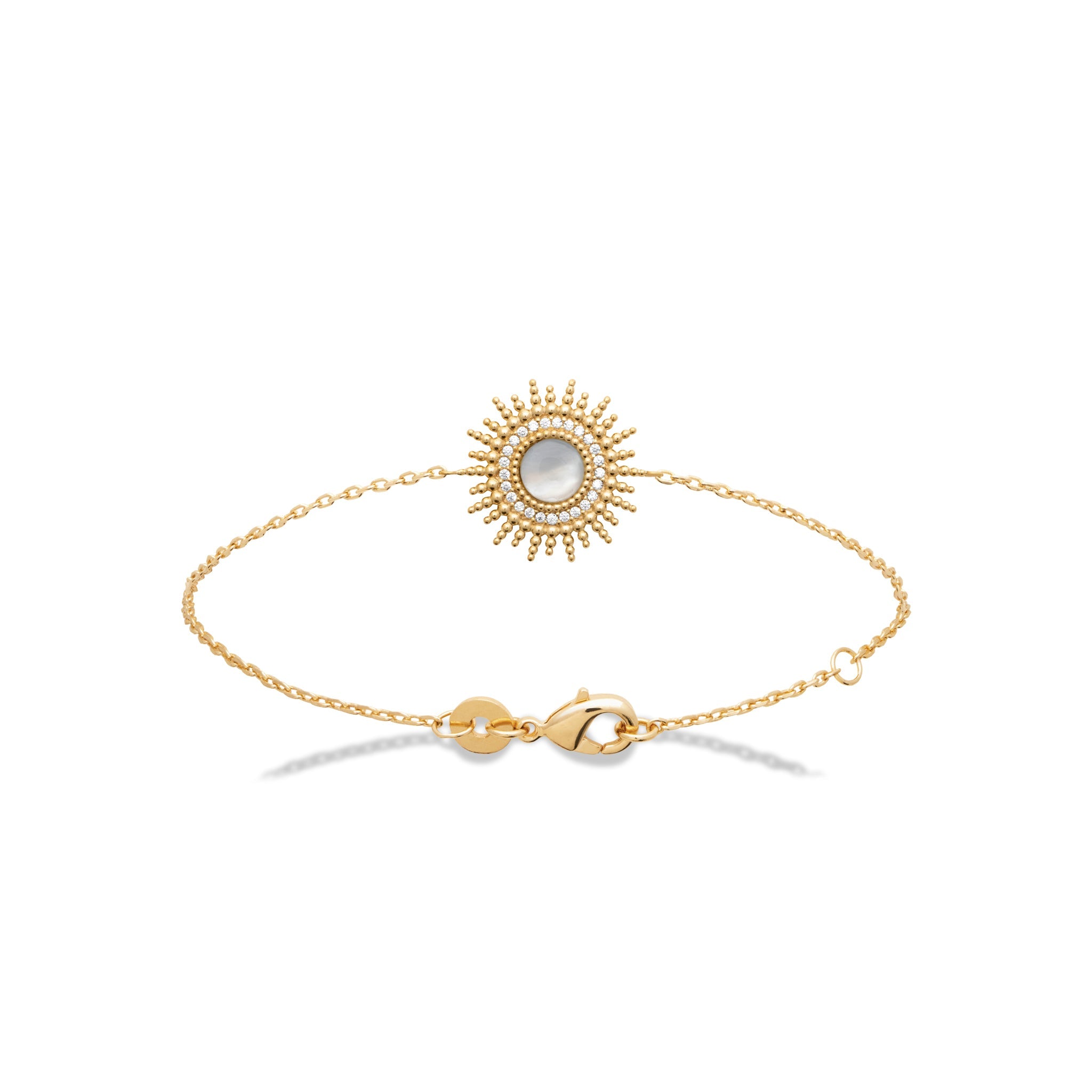 Bracelet doré Angela - Bijou photographié sur fond blanc