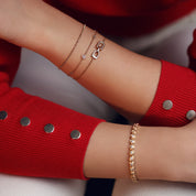 Bracelet doré LALA - Bijou porté