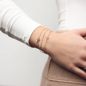 Bracelet doré LAORA - Bijou porté
