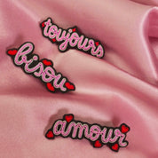 Broche TOUJOURS brodée