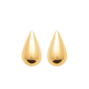 Boucles d'oreilles dorées Mini Yoko gouttes - Bijou photographié sur fond blanc