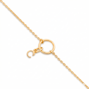  Delya - Bracelet personnalisable doré - Bijou porté - Bijou photographié sur fond blanc 