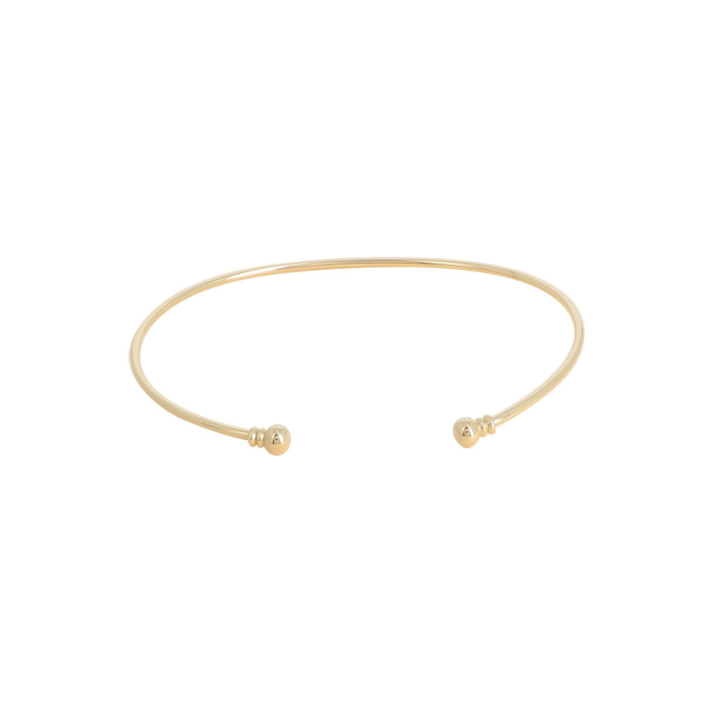 bracelet de bras doré Solène - Bijou photographié sur fond blanc
