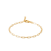 Bracelet doré maille fine Camilla - Bijou photographié sur fond blanc