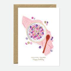 Carte d'anniversaire - Cheerios forever young