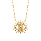 Collier doré Ilaria pendentif œil - Bijou photographié sur fond blanc