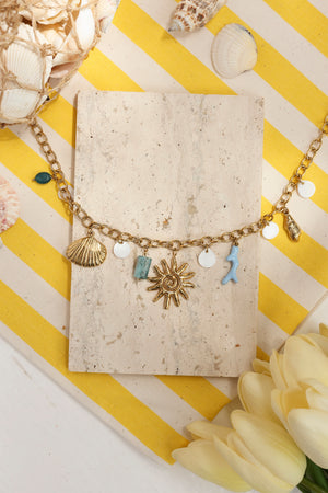 Collier doré Maja