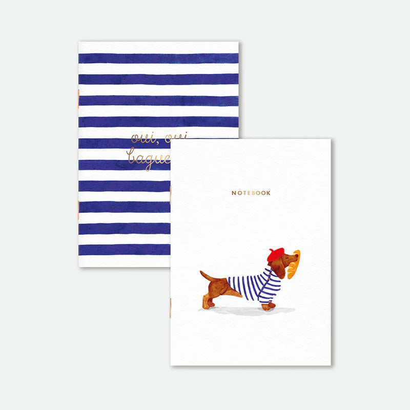 Duo de carnets de poche oui baguette - Papeterie
