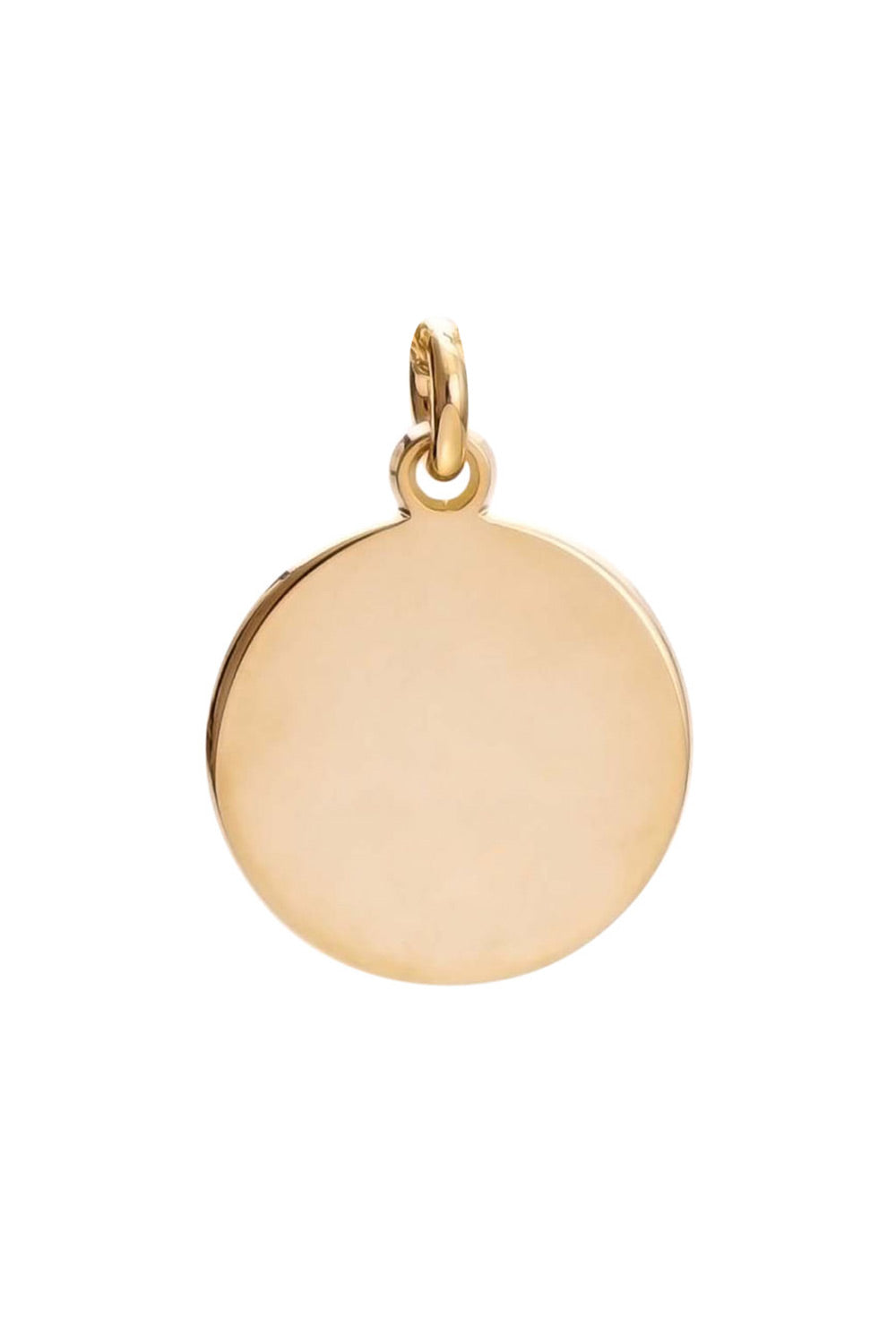 Collier personnalisable doré Alba L - Bijou photographié sur fond blanc