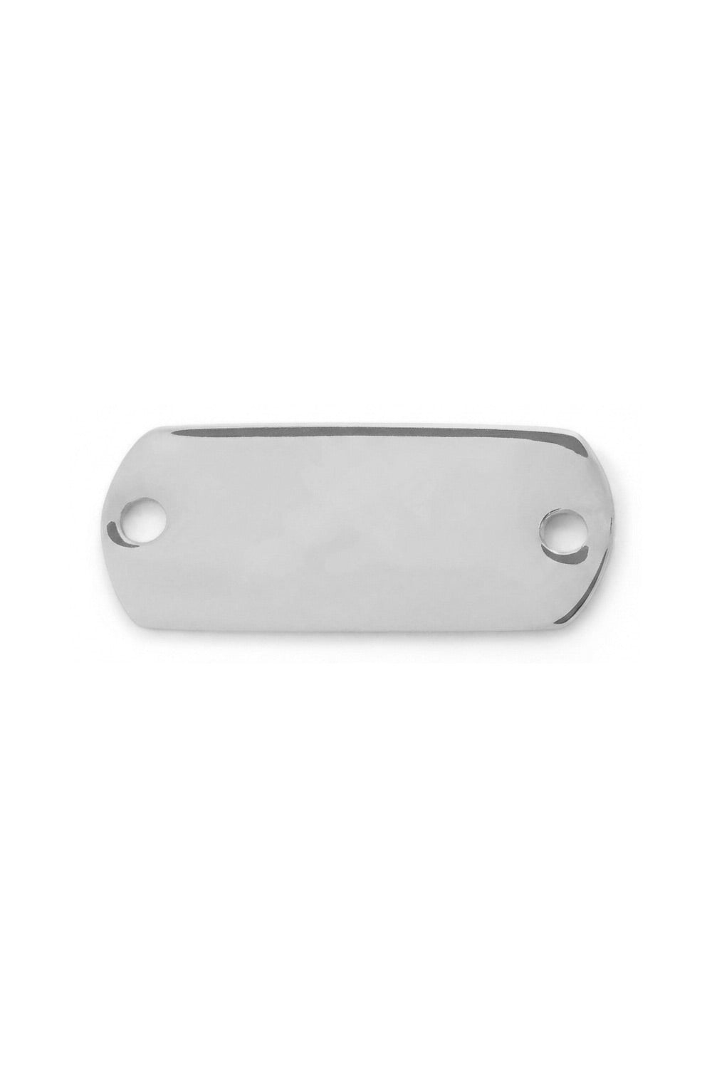 Bracelet cordon personnalisable argent pour gravure Billie - Bijou photographié sur fond blanc 