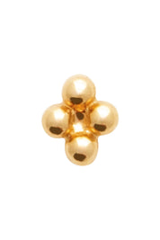 Piercing doré Azalée - Bijou photographié sur fond blanc