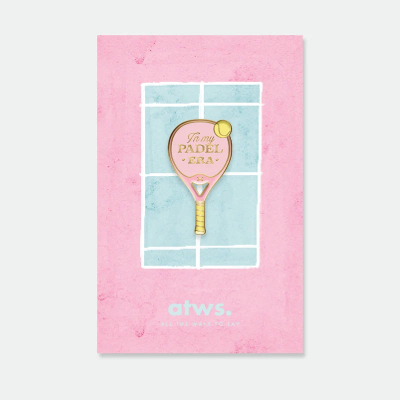 Pin's doré padel - Accessoire