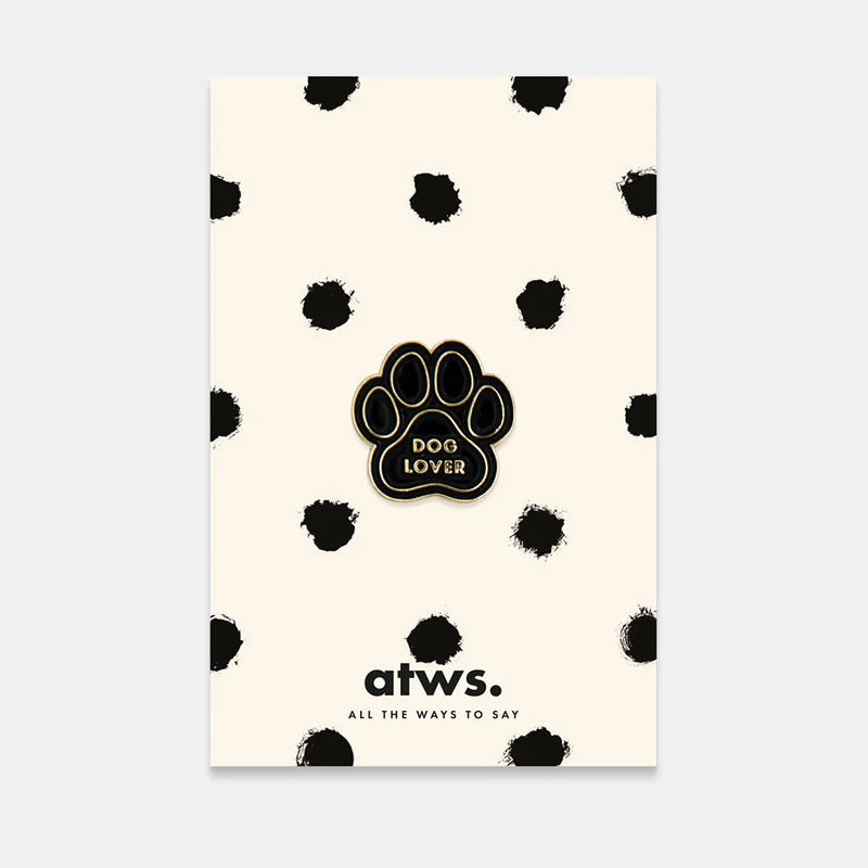 Pin's doré patte de chien - Accessoire