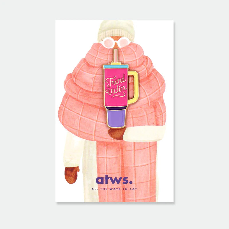 Pin's doré mug - Accessoire